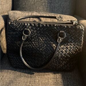 Authentic Falorni FALOR Firenze F1800
Woven Black Leather Tote like newcondition